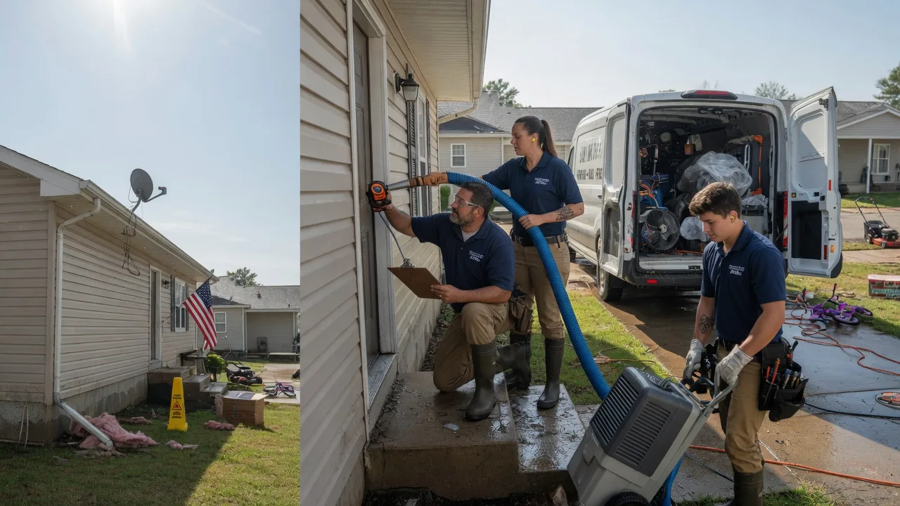 Ceiling Water Damage Restoration in Emma, MO near me